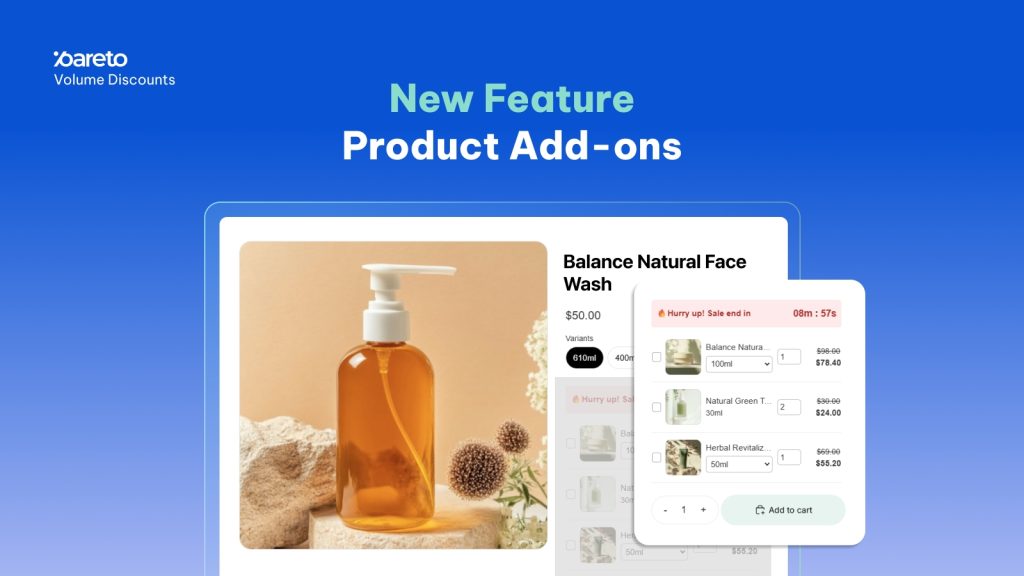 Product Add-ons Feature