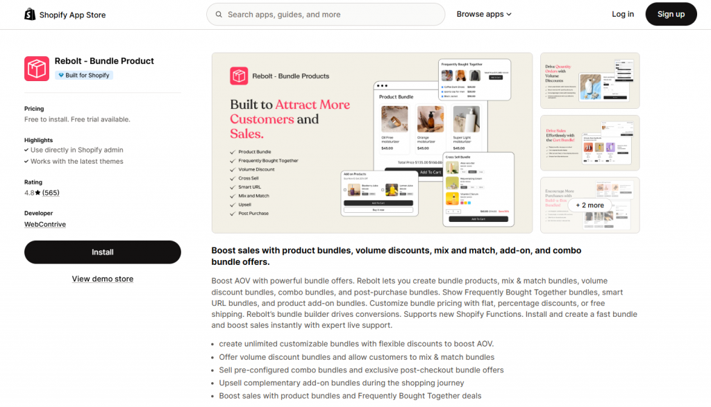 Rebolt ‑ Bundle Product