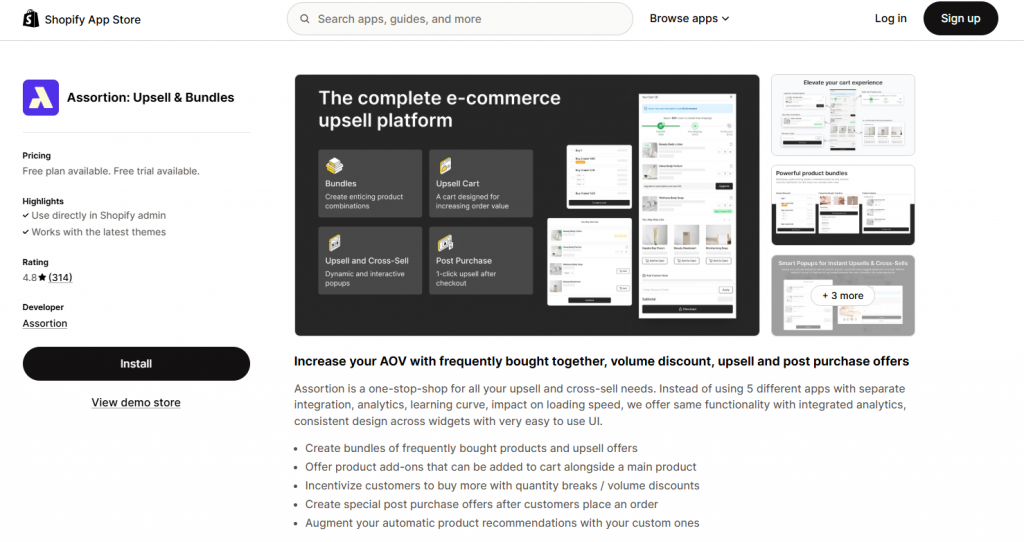 Assortion - Upsell & Bundles