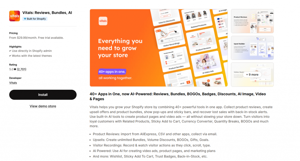 Vitals - All-in-One Marketing