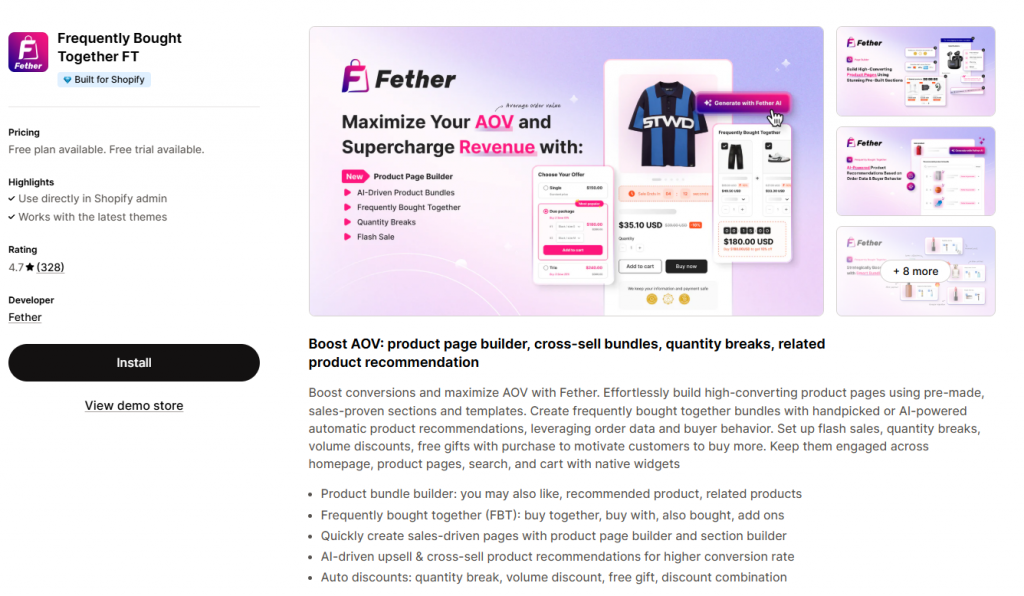 Frequently Bought Together FT