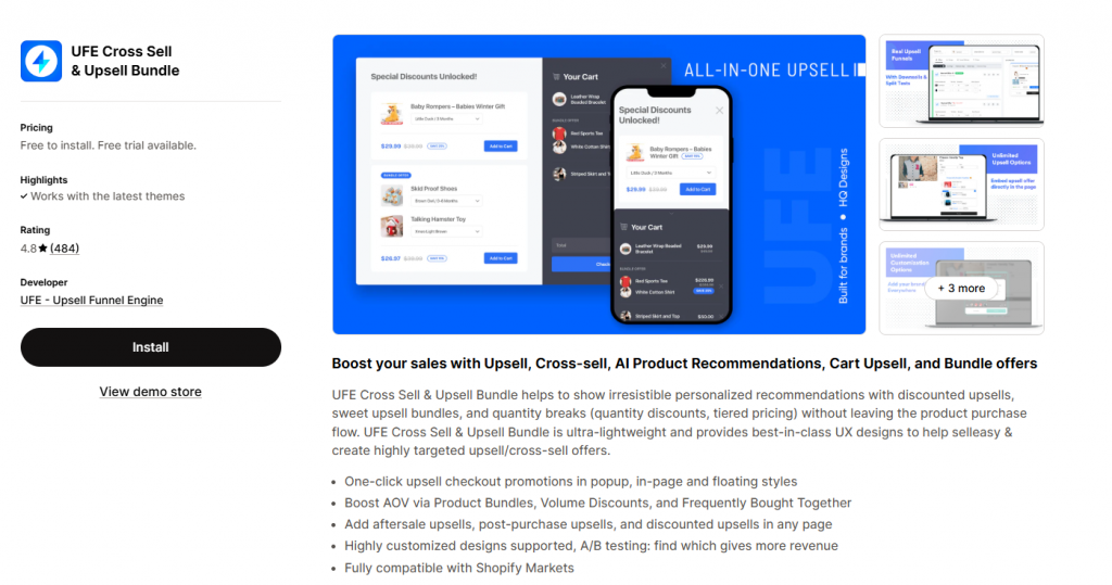 UFE Cross Sell & Upsell Bundle