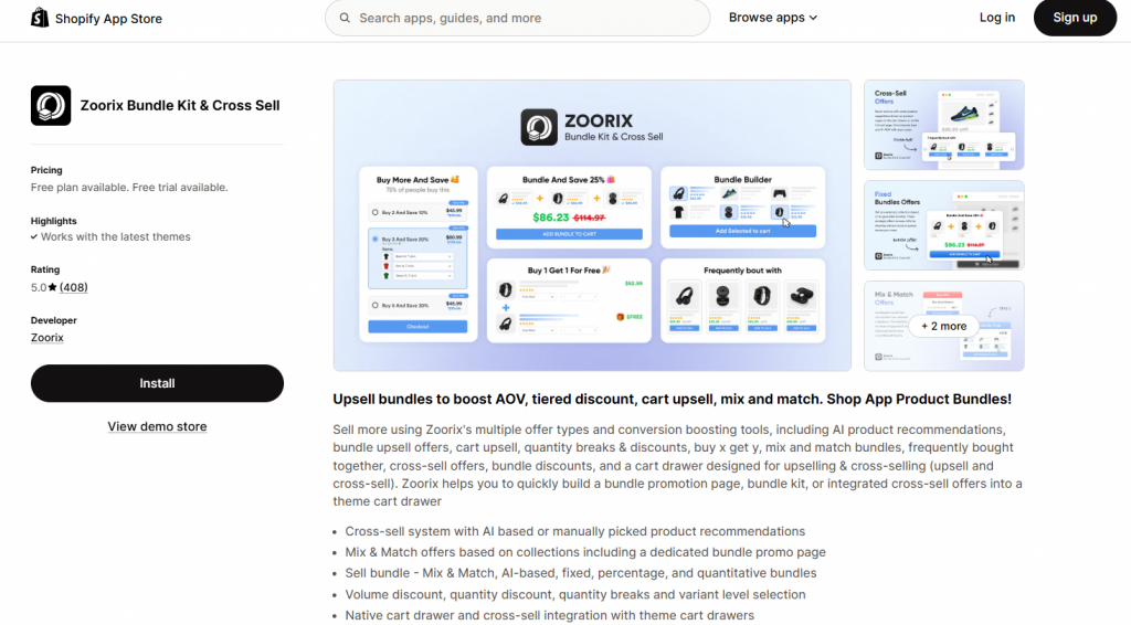 Zoorix - Bundles & Cross Sell