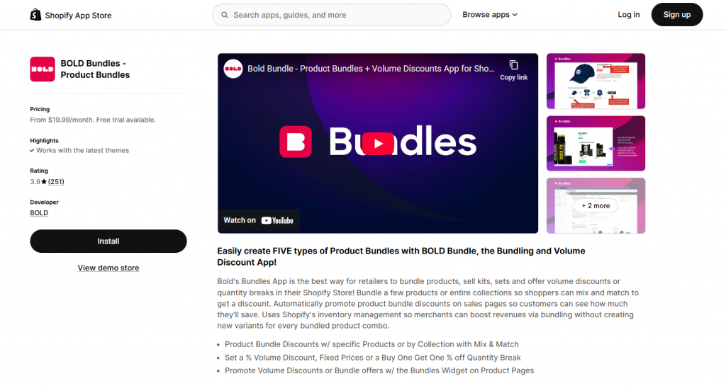 Bold Bundles - Product Bundles