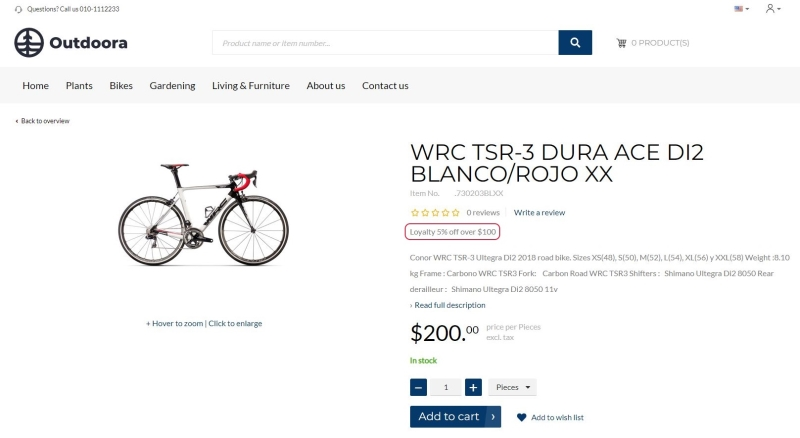 Single Threshold Discounts