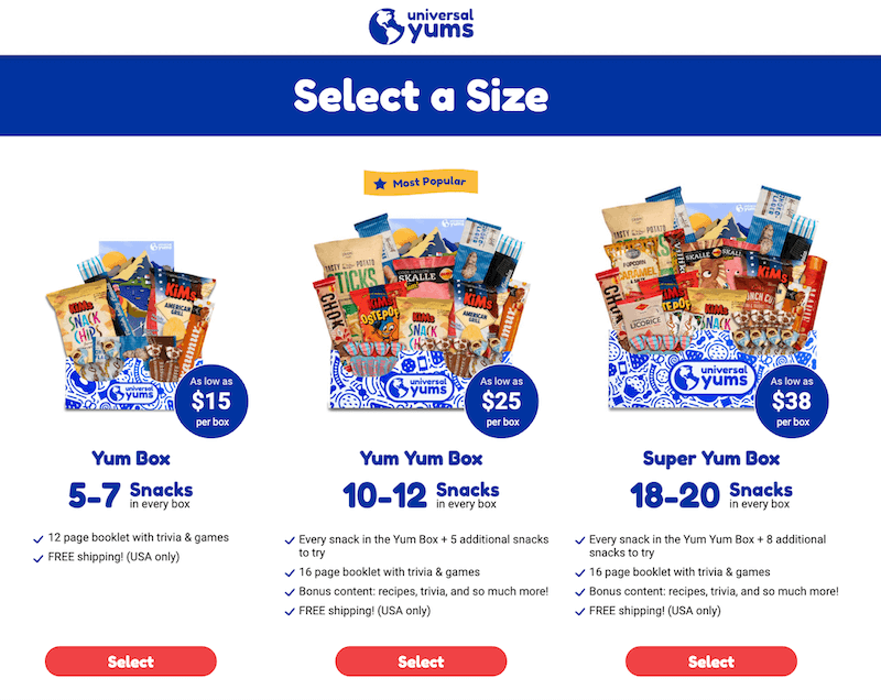 Food and Kitchen Mixed Bundling Examples
