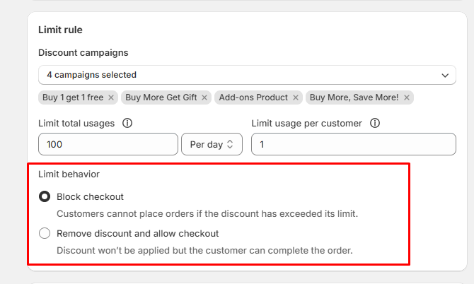 Choose Your "Limit Behavior"