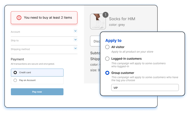 Enforce Advanced Checkout Alerts