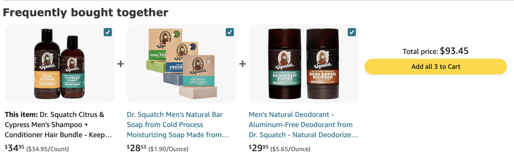 Frequently Bought Together (On the Product Page)