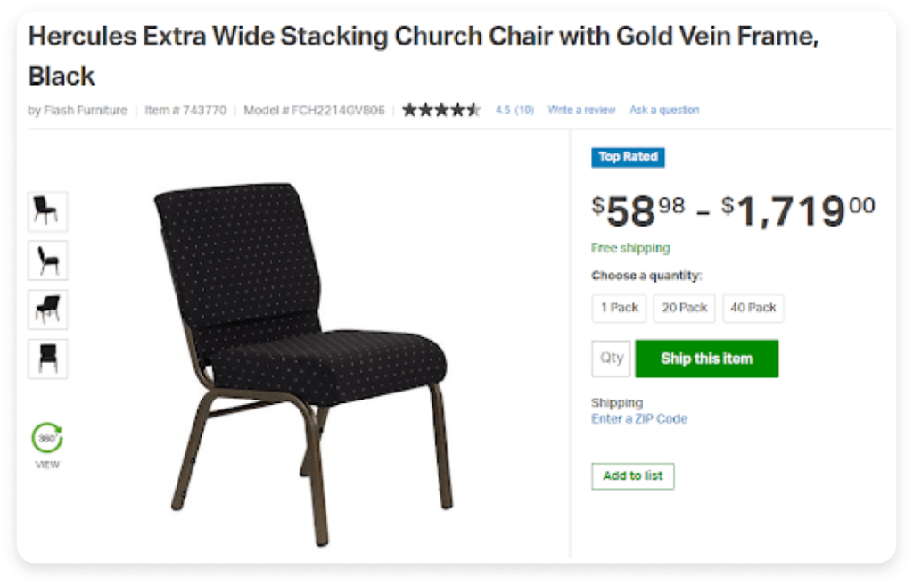 Flash Furniture – How Volume Pricing Opened New Doors