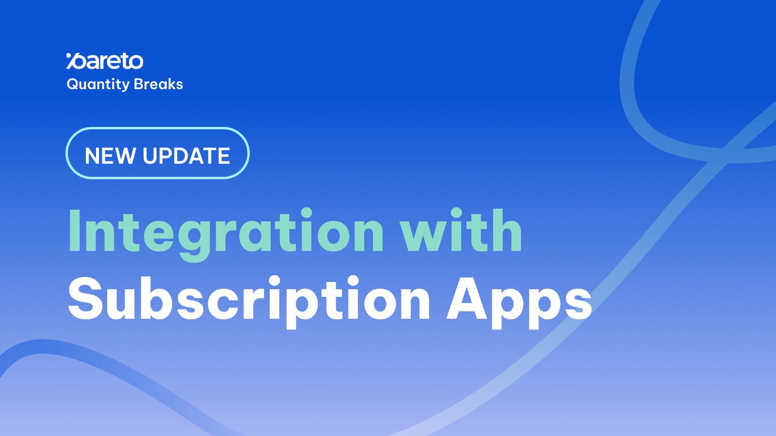 New Integration: Add subscriptions in your discount offers - Pareto AOV