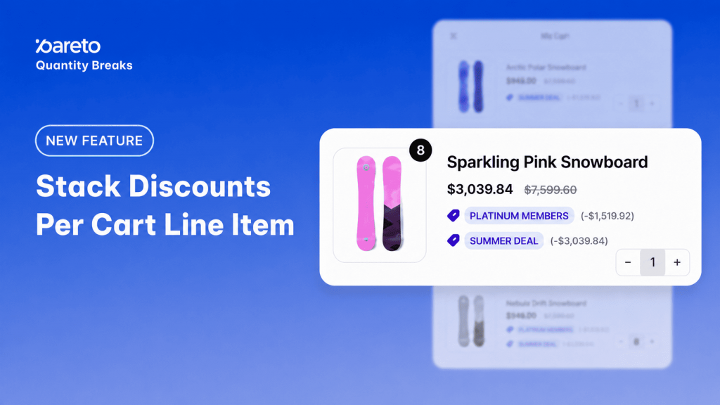 Stack Discounts Per Cart Line Item