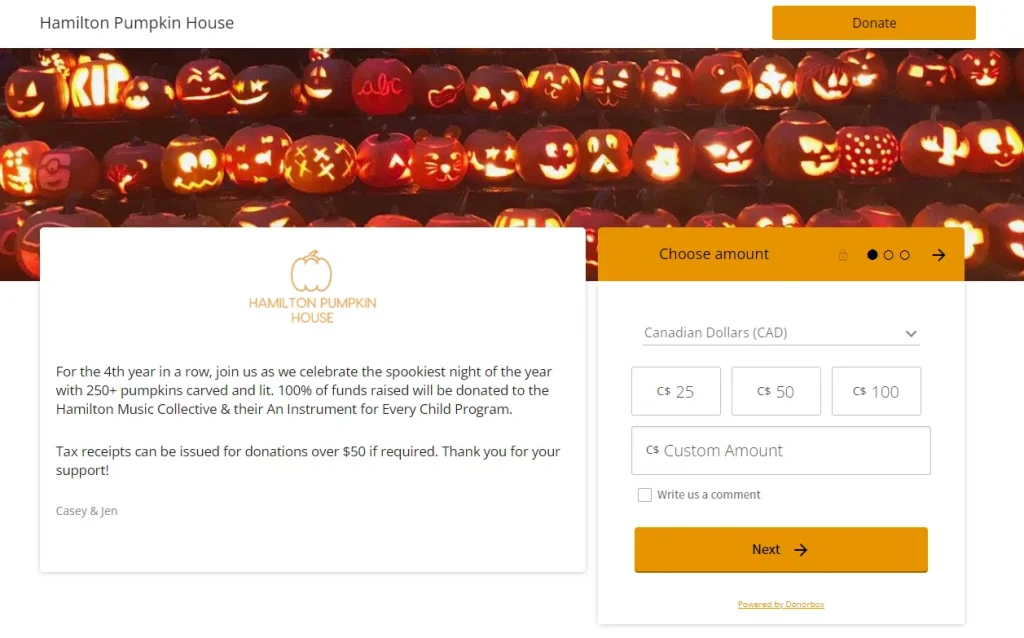 Run a Halloween charity drive