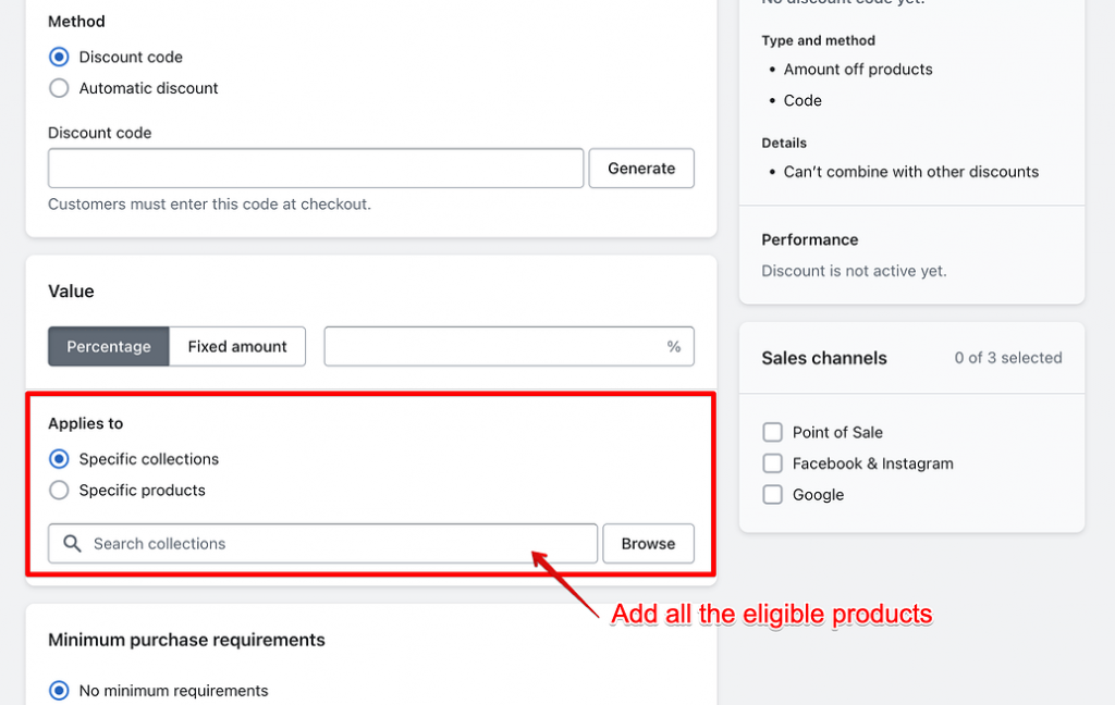 shopify exclude products from discount with Collections and Tags