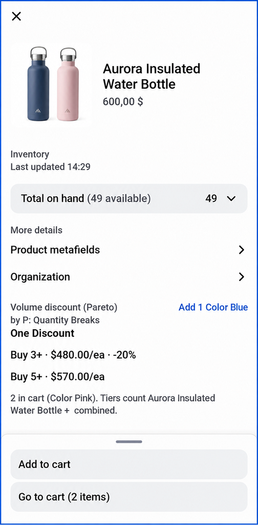 Shopify POS Quantity Breaks Lift In-Store Order Value